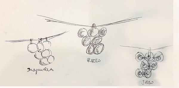 Il progetto di questo gioiello è partito dal disegno di un cliente, studiato e realizzato dal nostro laboratorio orafo